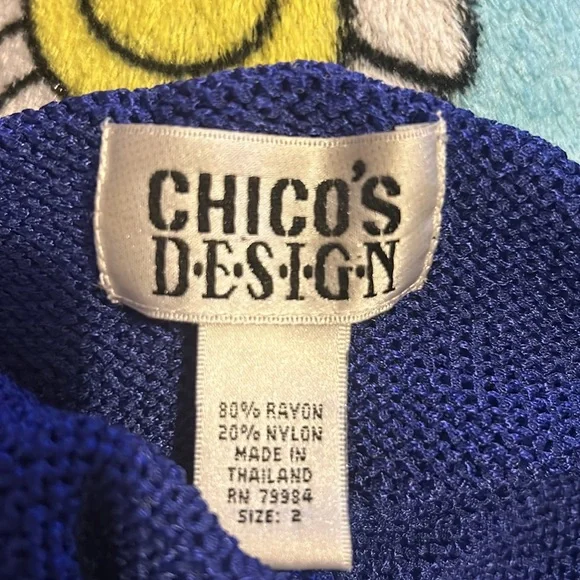 💙 Vintage 90s Chico’s Sweater Vest - Picture 5 of 6